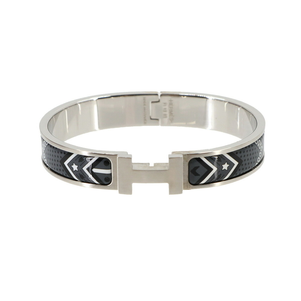 Hermes Clic HH Bandana Bangle Grand Classic Silver